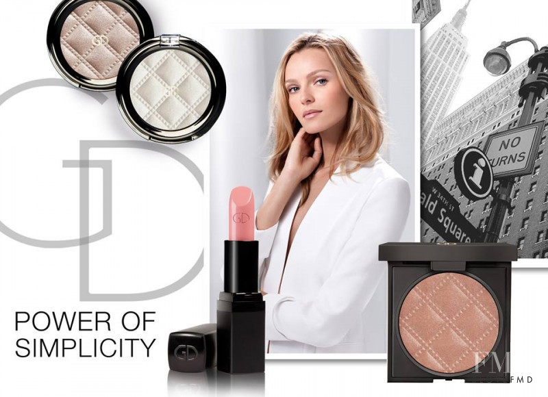 Valentina Zelyaeva featured in  the Ga-De Cosmetics advertisement for Spring/Summer 2015