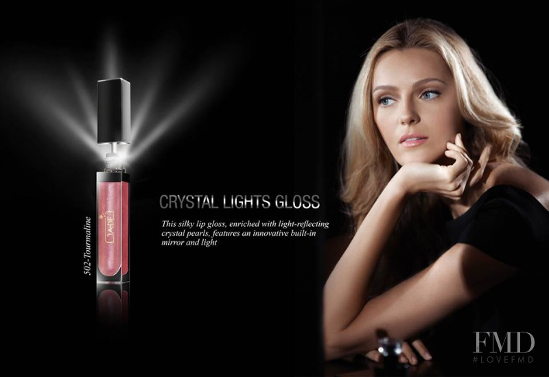 Valentina Zelyaeva featured in  the Ga-De Cosmetics advertisement for Spring/Summer 2015