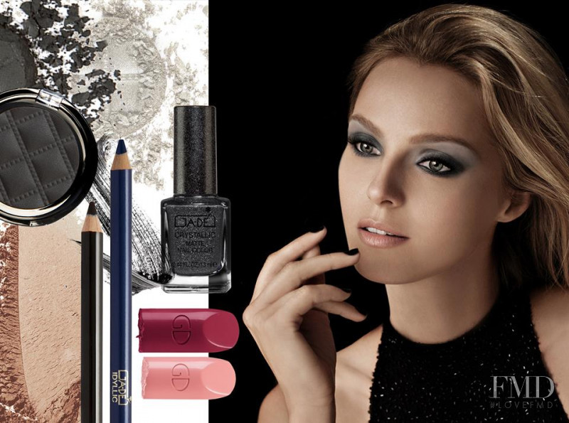 Valentina Zelyaeva featured in  the Ga-De Cosmetics advertisement for Spring/Summer 2015