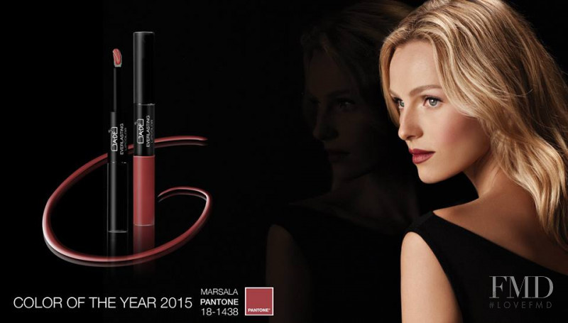 Valentina Zelyaeva featured in  the Ga-De Cosmetics advertisement for Spring/Summer 2015