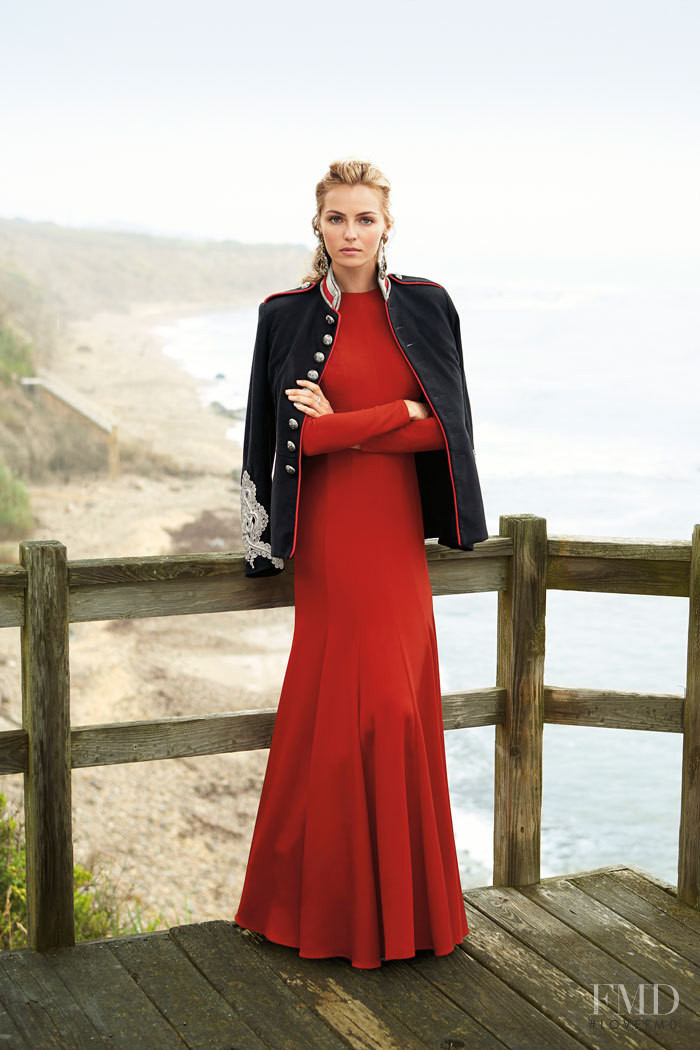 Valentina Zelyaeva featured in  the Ralph Lauren Collection advertisement for Holiday 2013