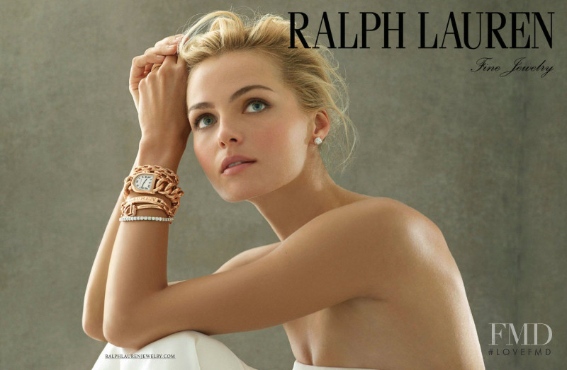 Valentina Zelyaeva featured in  the Ralph Lauren Fine Jewelry advertisement for Autumn/Winter 2012