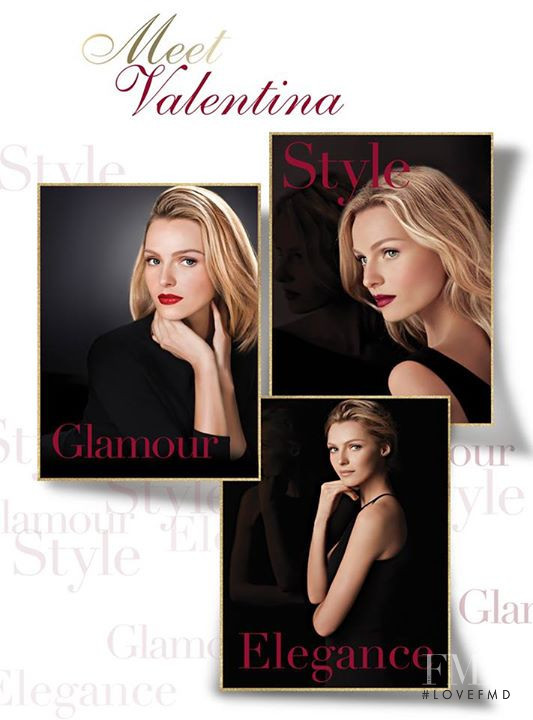 Valentina Zelyaeva featured in  the Ga-De Cosmetics advertisement for Autumn/Winter 2014