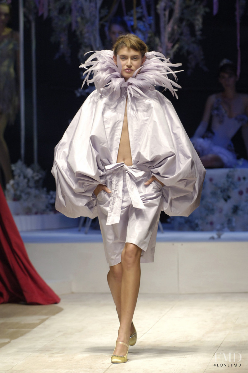 Bianca Balti featured in  the Anna Molinari fashion show for Spring/Summer 2006