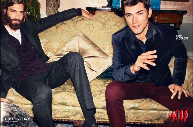 Sean OPry featured in  the H&M advertisement for Holiday 2013