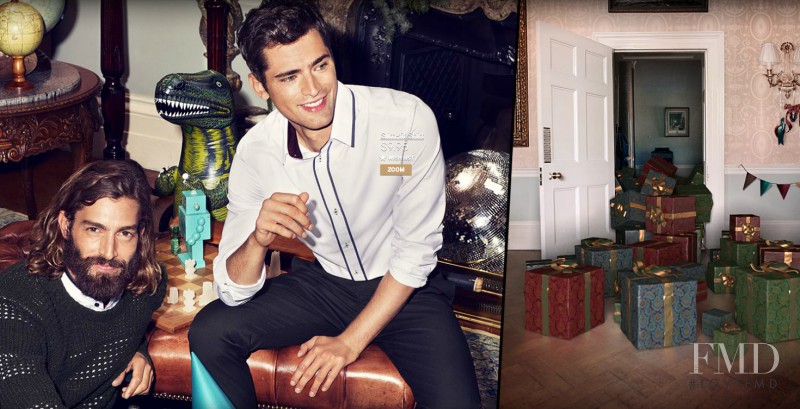 Sean OPry featured in  the H&M advertisement for Holiday 2013