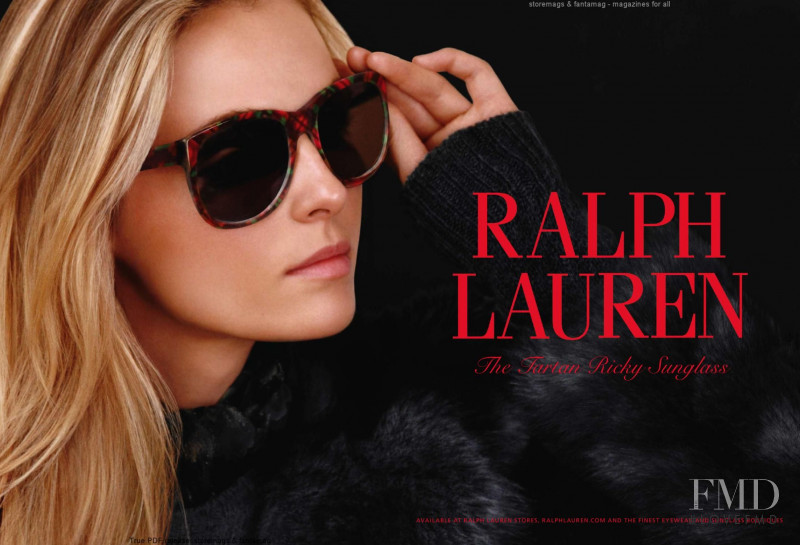 Valentina Zelyaeva featured in  the Ralph Lauren Eyewear advertisement for Autumn/Winter 2010
