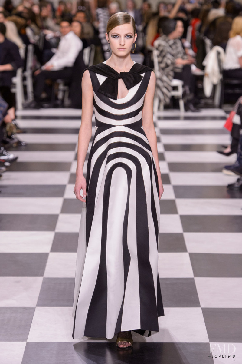 Felice Noordhoff featured in  the Christian Dior Haute Couture fashion show for Spring/Summer 2018