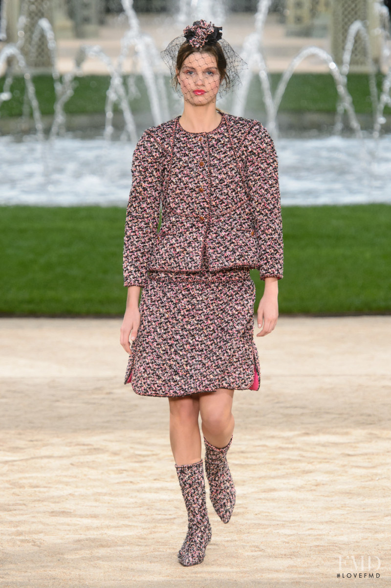 Luna Bijl featured in  the Chanel Haute Couture fashion show for Spring/Summer 2018