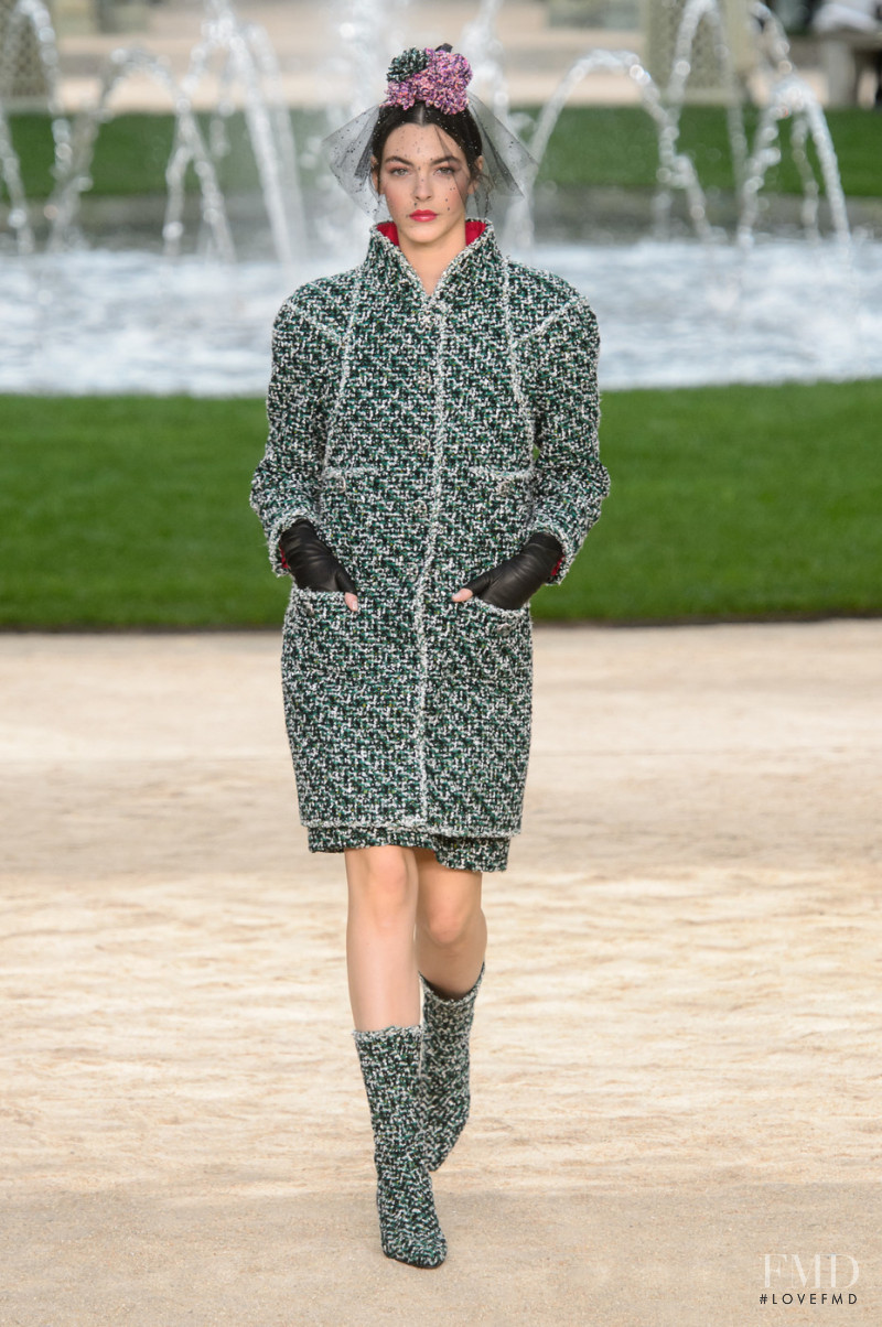 Vittoria Ceretti featured in  the Chanel Haute Couture fashion show for Spring/Summer 2018