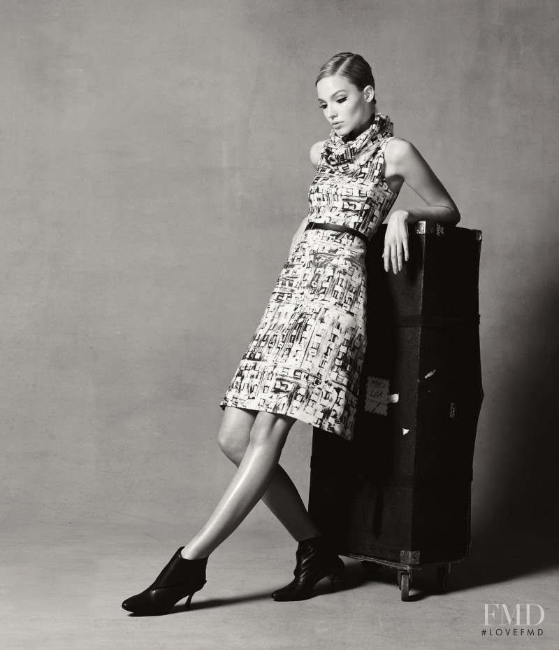 Sasha Luss featured in  the Neiman Marcus catalogue for Fall 2014