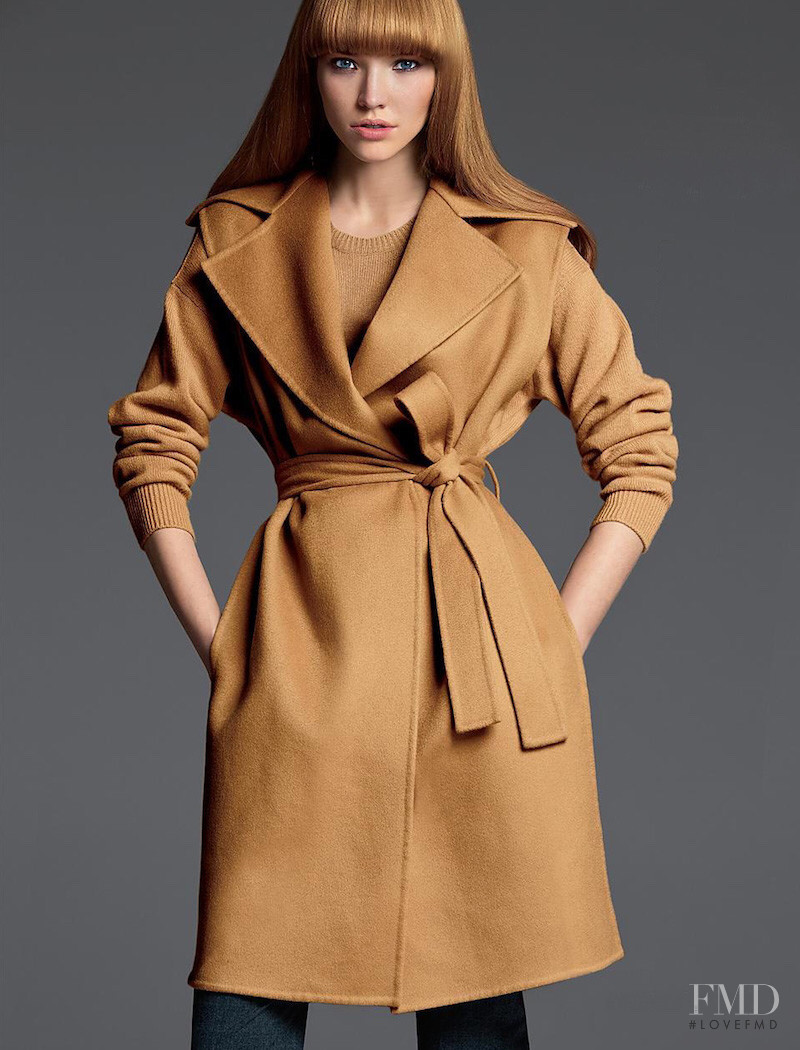 Sasha Luss featured in  the Saks Fifth Avenue catalogue for Fall 2015