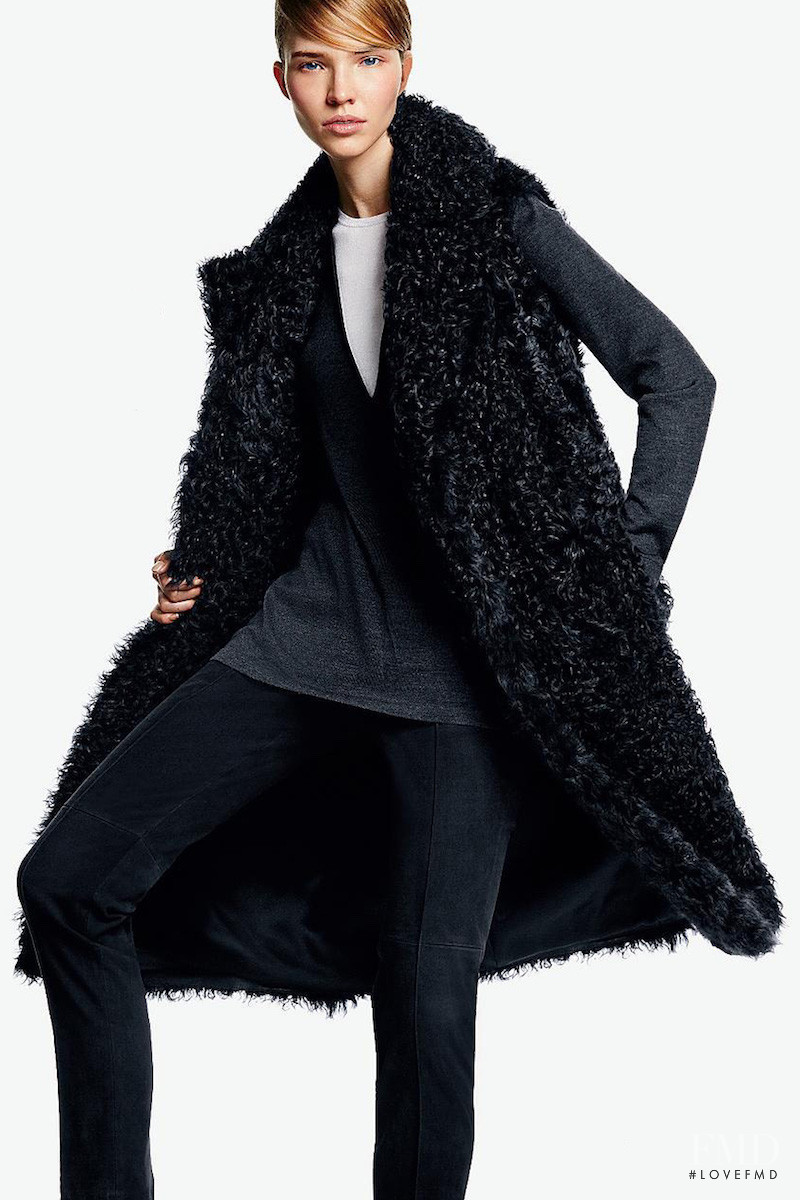 Sasha Luss featured in  the Saks Fifth Avenue catalogue for Fall 2015