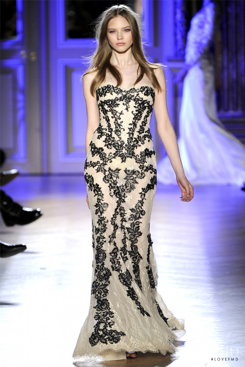 Sasha Luss featured in  the Zuhair Murad fashion show for Spring/Summer 2012