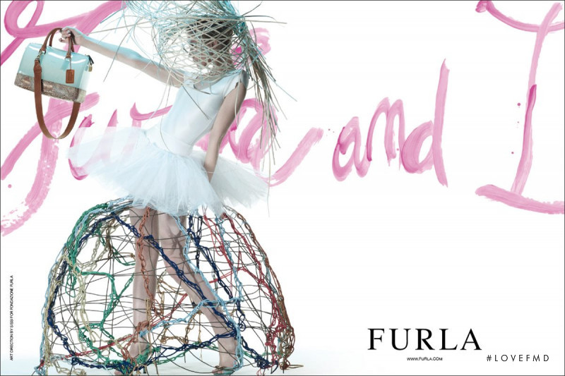 Sasha Luss featured in  the Furla advertisement for Spring/Summer 2012