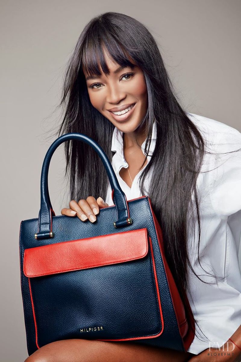 Naomi Campbell featured in  the Tommy Hilfiger The Bhi Bag advertisement for Holiday 2013