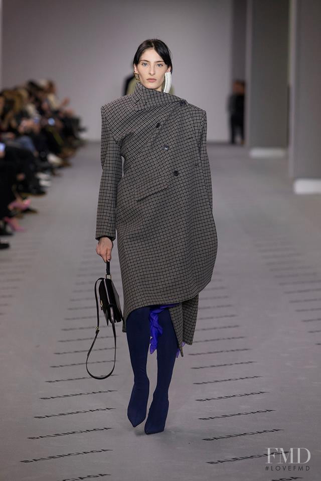 Annie Tice featured in  the Balenciaga fashion show for Autumn/Winter 2017