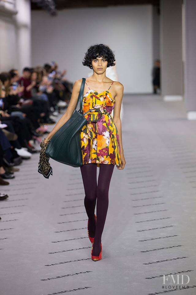 Radhika Nair featured in  the Balenciaga fashion show for Autumn/Winter 2017