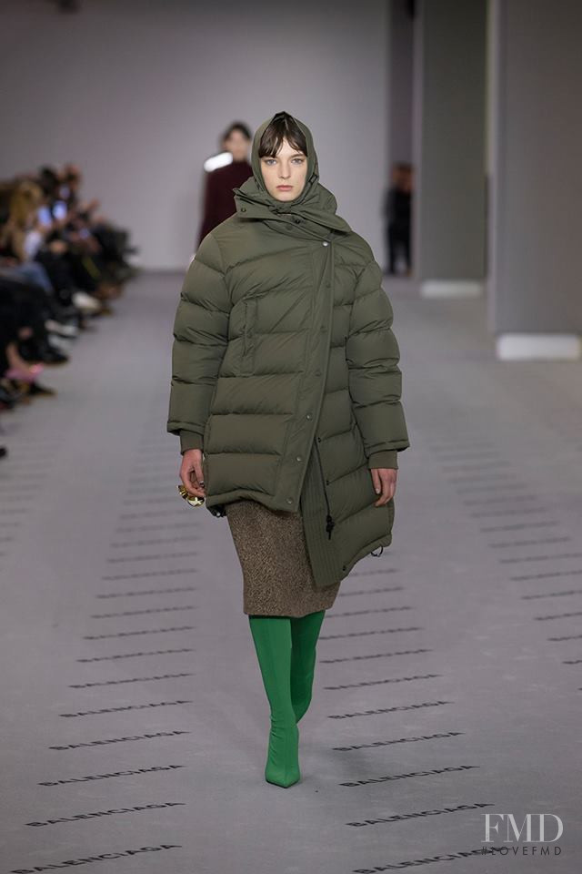 Ansley Gulielmi featured in  the Balenciaga fashion show for Autumn/Winter 2017
