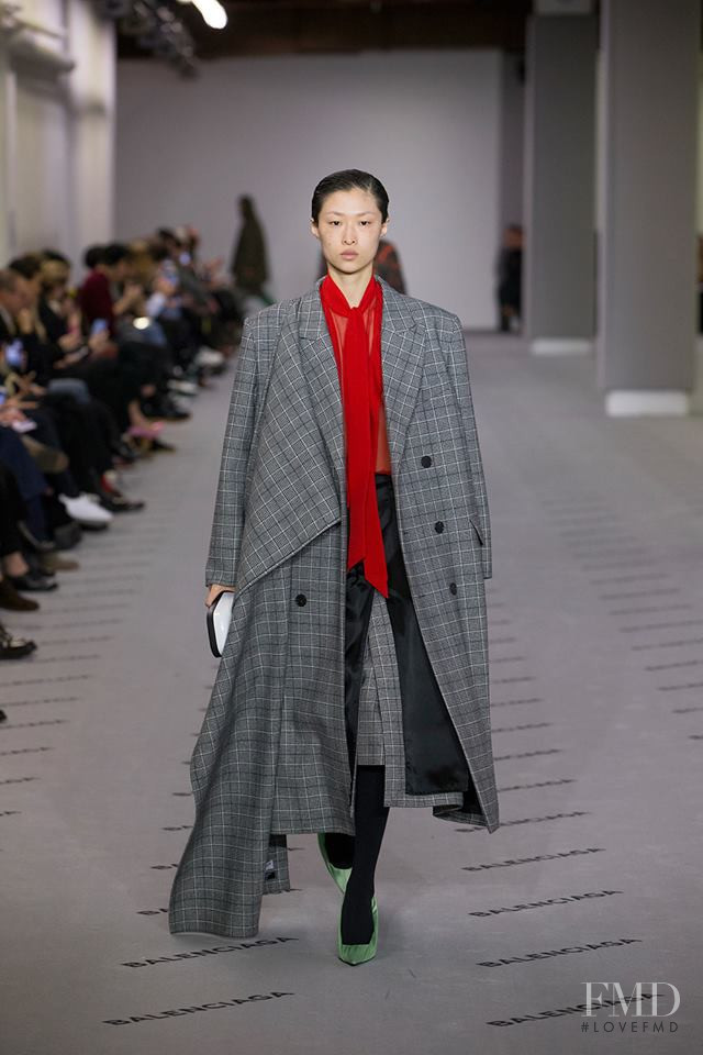 Chu Wong featured in  the Balenciaga fashion show for Autumn/Winter 2017