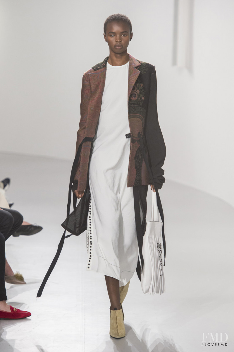 Akiima Ajak featured in  the Loewe fashion show for Spring/Summer 2018