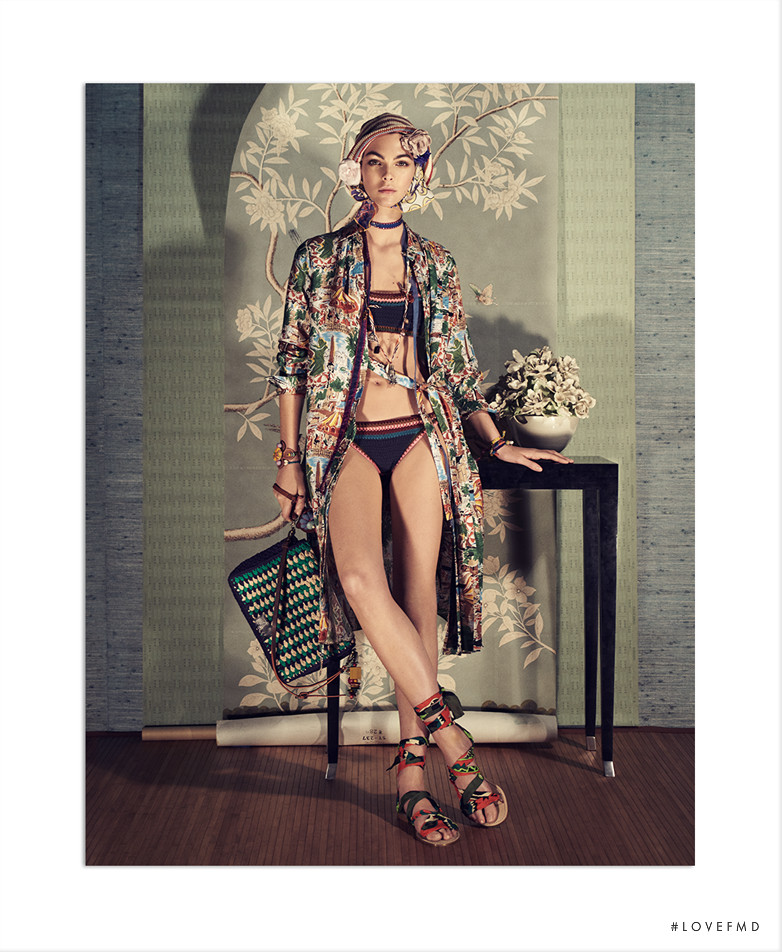 Vittoria Ceretti featured in  the Zara advertisement for Spring/Summer 2018