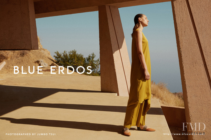 Ansley Gulielmi featured in  the Blue Erdos advertisement for Spring/Summer 2018