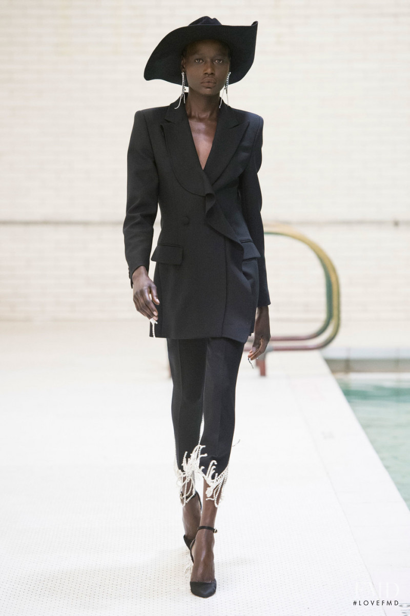 Ajak Deng featured in  the area fashion show for Autumn/Winter 2018