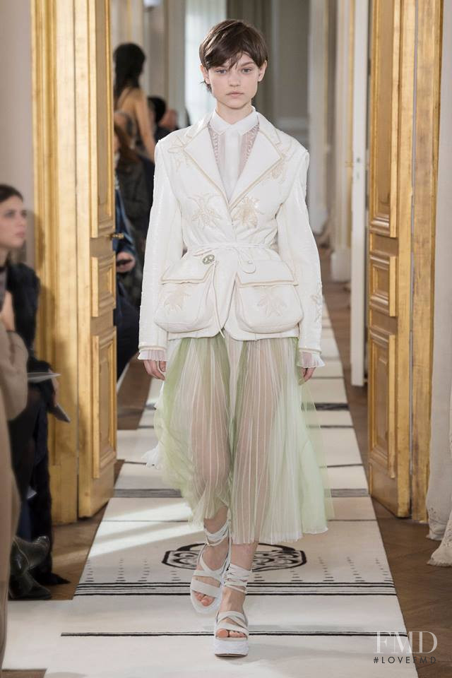 Pasha Harulia featured in  the Schiaparelli fashion show for Spring/Summer 2018