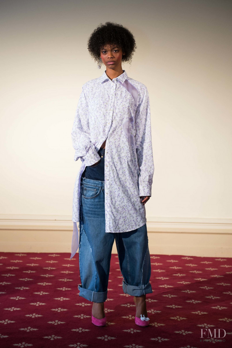 Aaliyah Hydes featured in  the Natasha Zinko fashion show for Spring/Summer 2017