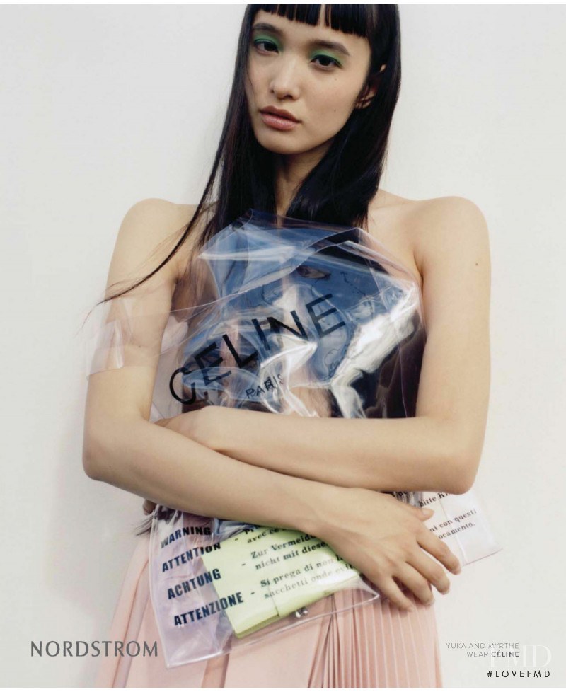 Yuka Mannami featured in  the Nordstrom advertisement for Spring/Summer 2018