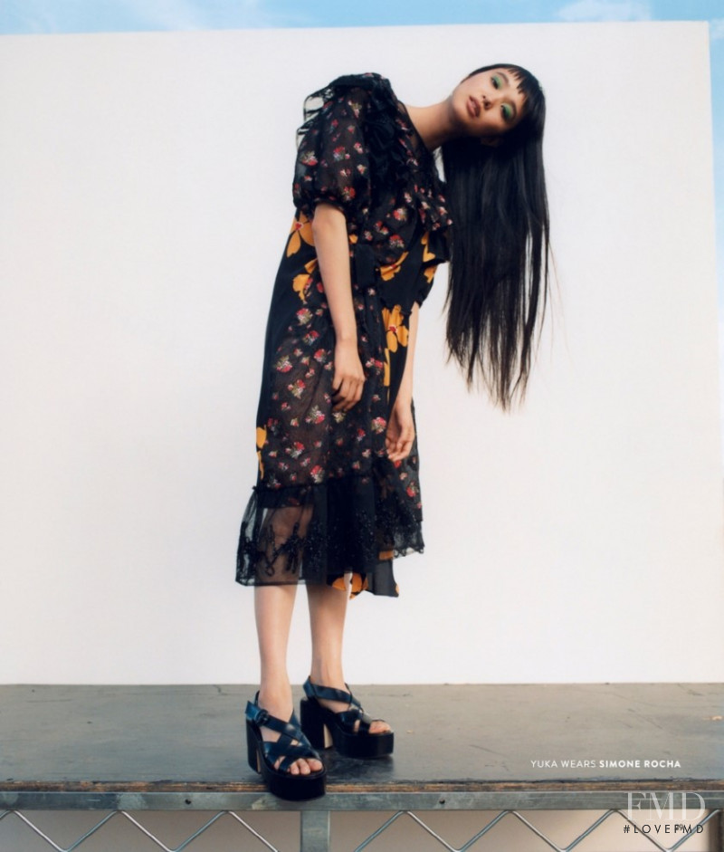 Yuka Mannami featured in  the Nordstrom advertisement for Spring/Summer 2018