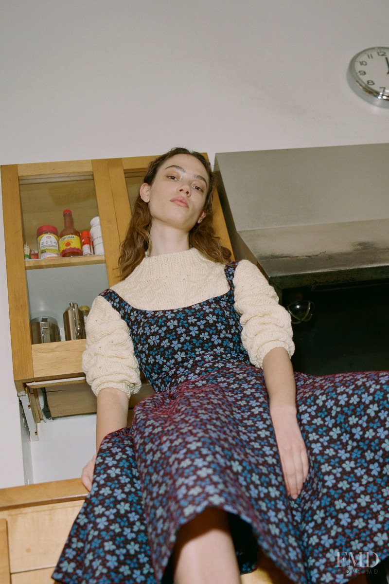 Sophie Koella featured in  the Jonathan Cohen lookbook for Autumn/Winter 2018