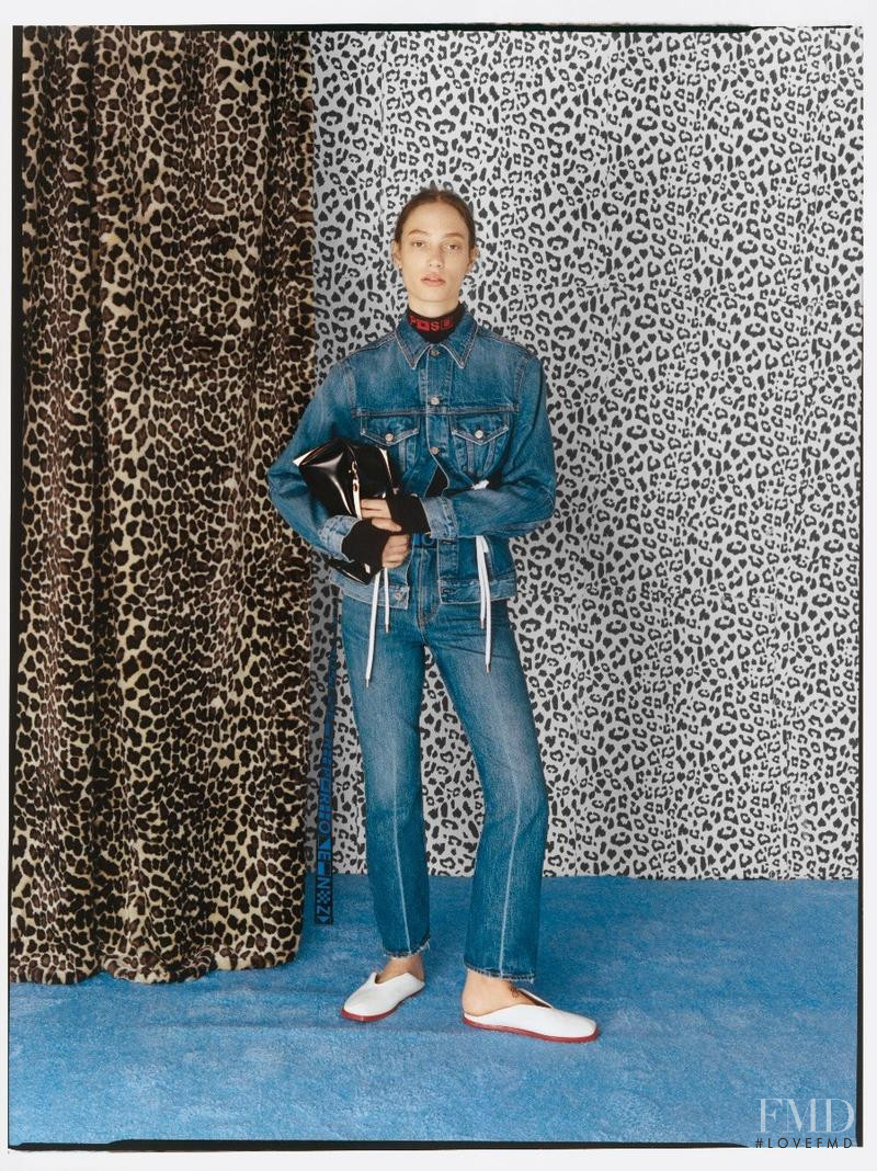 Sophie Koella featured in  the Proenza Schouler lookbook for Spring/Summer 2018