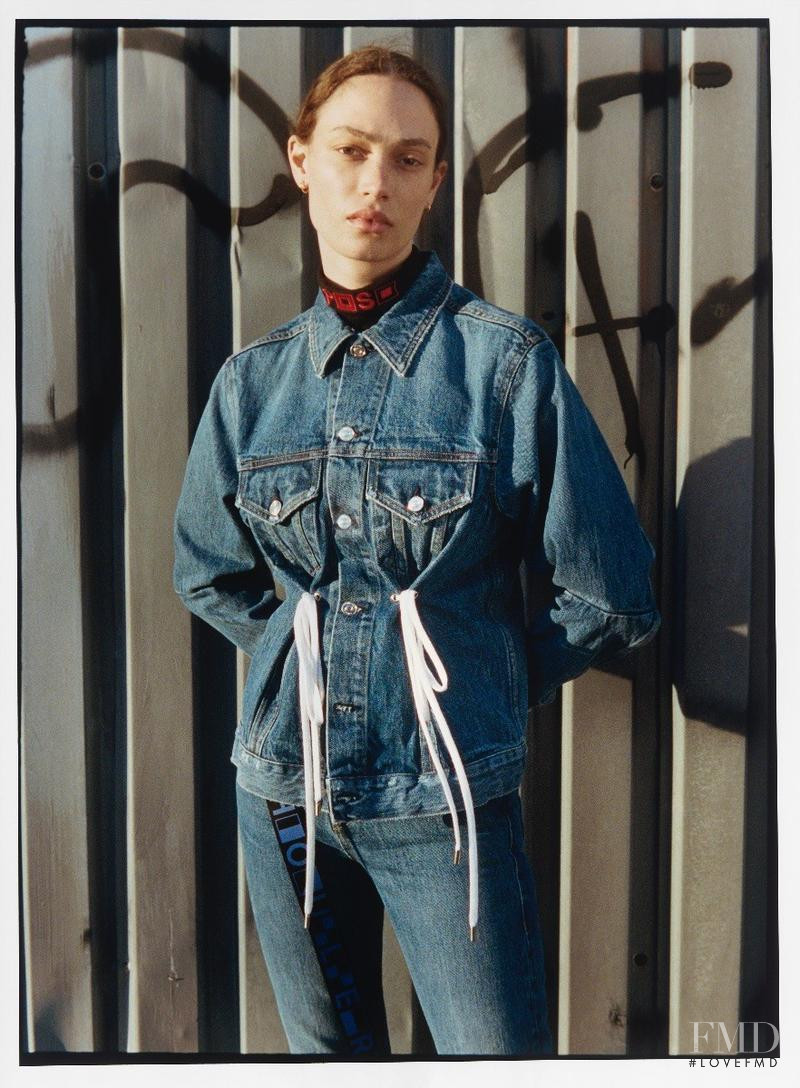 Sophie Koella featured in  the Proenza Schouler lookbook for Spring/Summer 2018