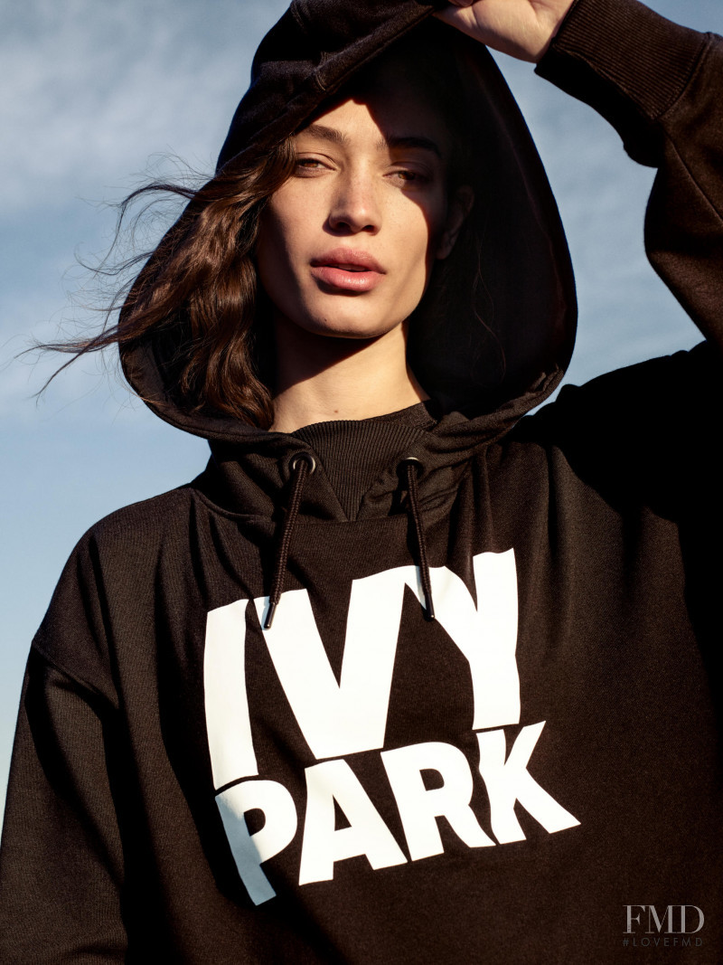 Sophie Koella featured in  the Ivy Park advertisement for Spring/Summer 2017