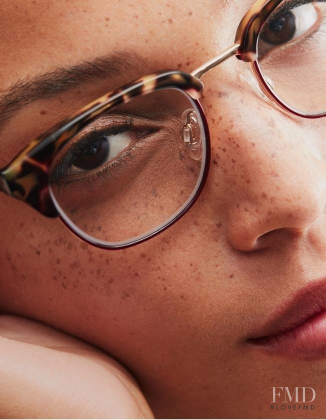 Sophie Koella featured in  the Warby Parker advertisement for Autumn/Winter 2017