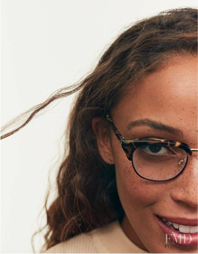 Sophie Koella featured in  the Warby Parker advertisement for Autumn/Winter 2017