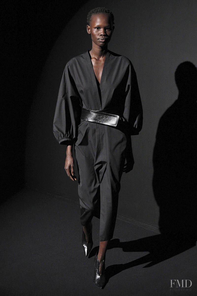 Shanelle Nyasiase featured in  the Narciso Rodriguez fashion show for Autumn/Winter 2018