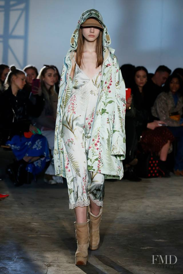 Maryna Horda featured in  the R13 fashion show for Autumn/Winter 2018