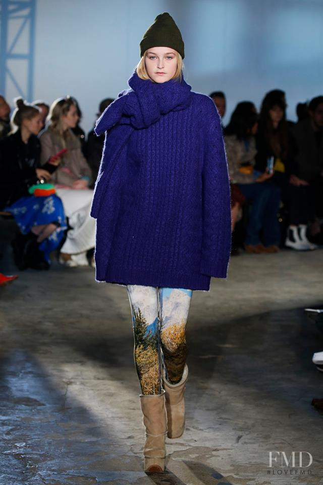 Jean Campbell featured in  the R13 fashion show for Autumn/Winter 2018