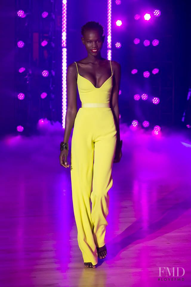 Shanelle Nyasiase featured in  the Brandon Maxwell fashion show for Autumn/Winter 2018