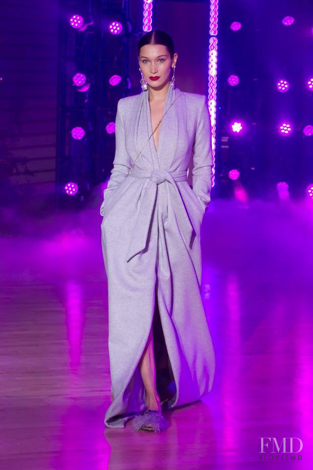 Bella Hadid featured in  the Brandon Maxwell fashion show for Autumn/Winter 2018