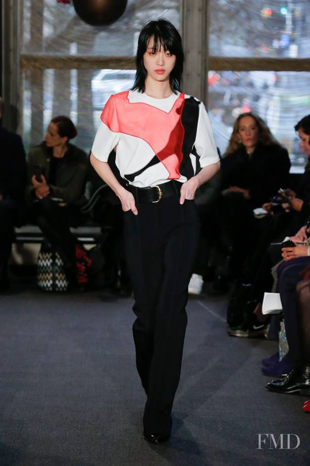 So Ra Choi featured in  the Derek Lam fashion show for Autumn/Winter 2018