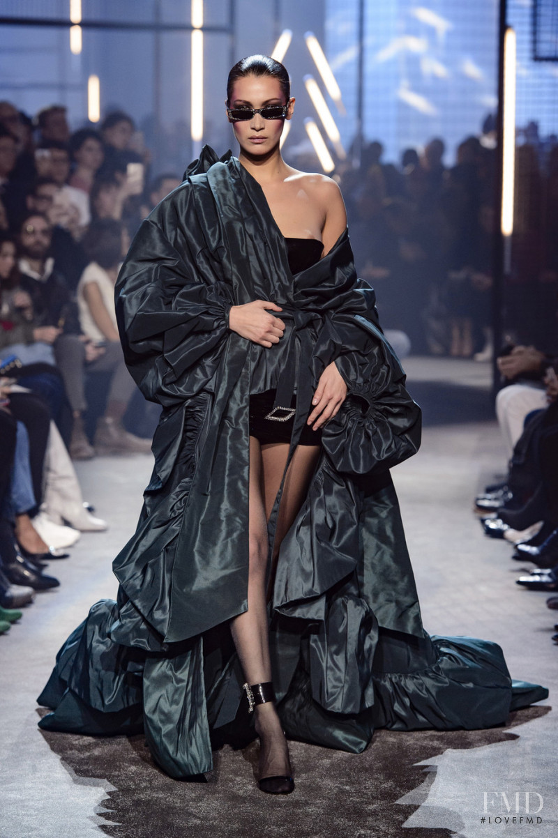 Bella Hadid featured in  the Alexandre Vauthier fashion show for Spring/Summer 2018