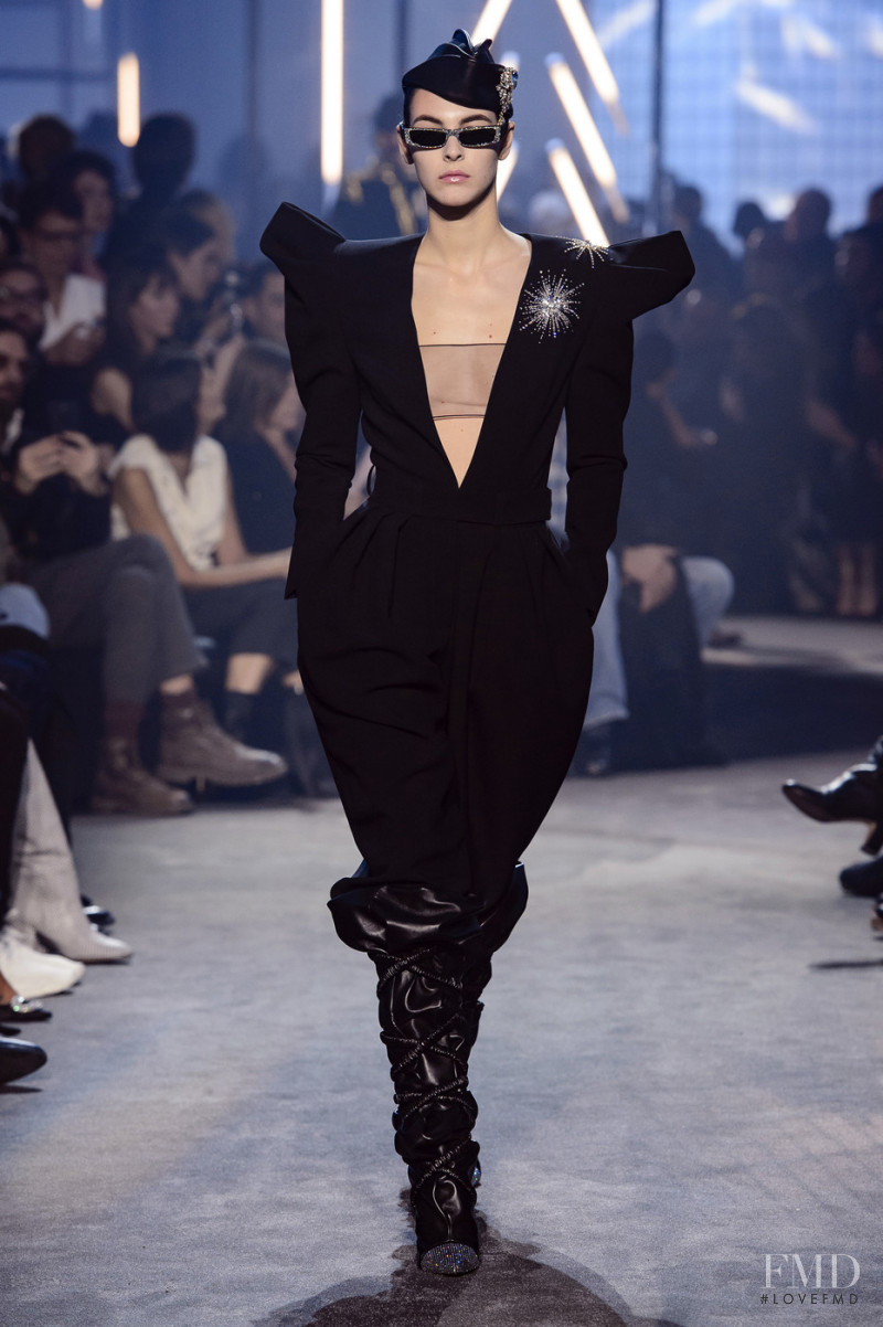 Vittoria Ceretti featured in  the Alexandre Vauthier fashion show for Spring/Summer 2018