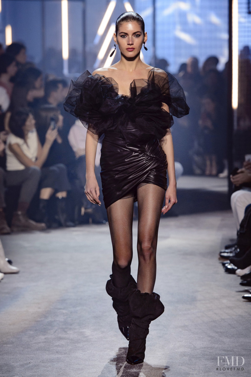 Valery Kaufman featured in  the Alexandre Vauthier fashion show for Spring/Summer 2018