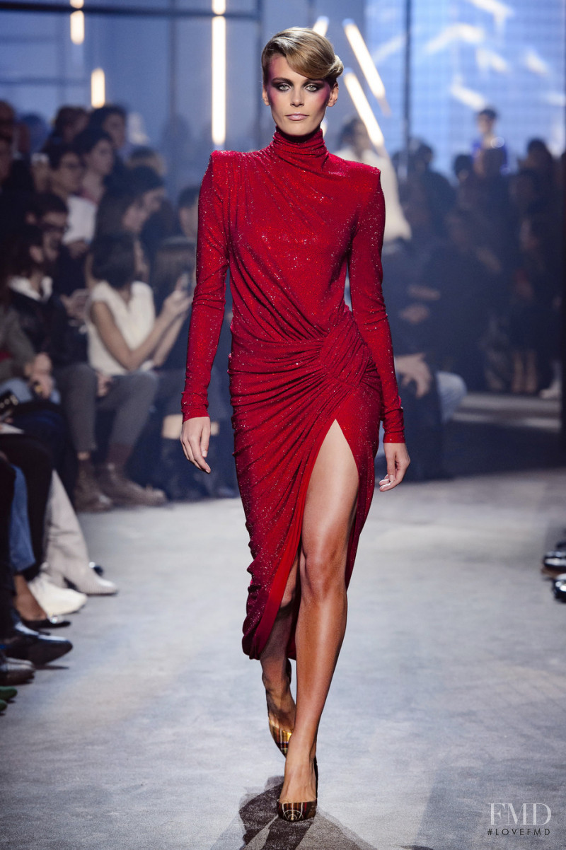Madison Headrick featured in  the Alexandre Vauthier fashion show for Spring/Summer 2018