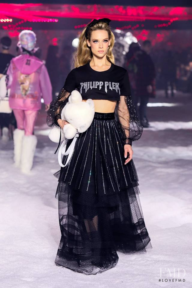 Hannah Ferguson featured in  the Philipp Plein fashion show for Autumn/Winter 2018