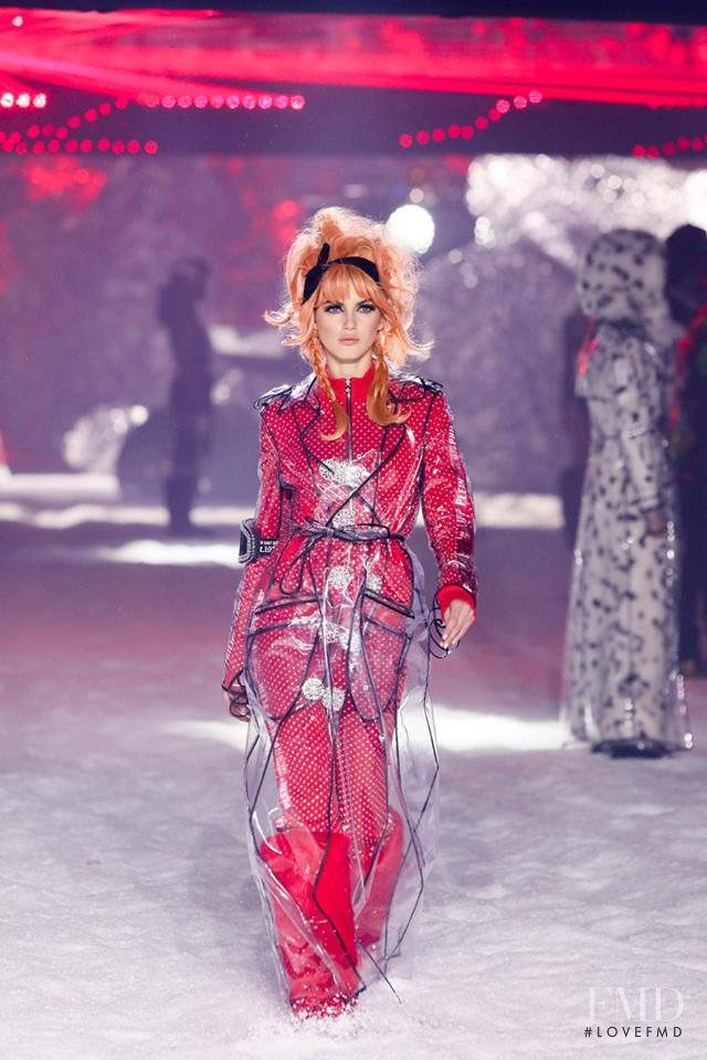 Valery Kaufman featured in  the Philipp Plein fashion show for Autumn/Winter 2018